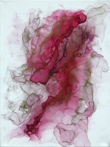 Deconstructed Rose 12" x 16"