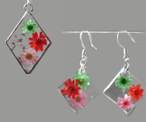 Diamond Shape Flower Set