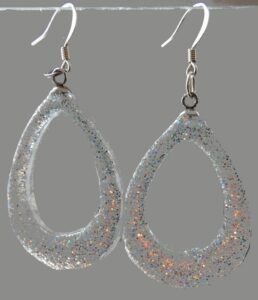Glittery Dangling Earrings