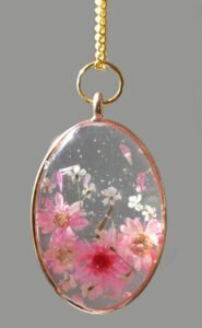 Pink Flower Necklace