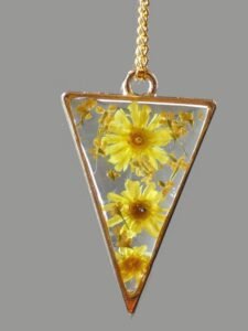 Yellow Flower Necklace