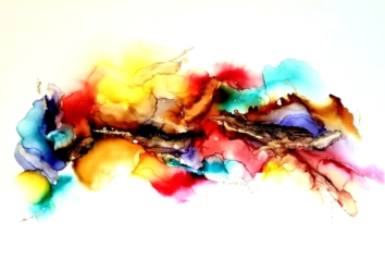 Can We All Just Get Along 36" x 48" alcohol ink on canvas Can We All Just Get Along 36" x 48" alcohol ink on canvas